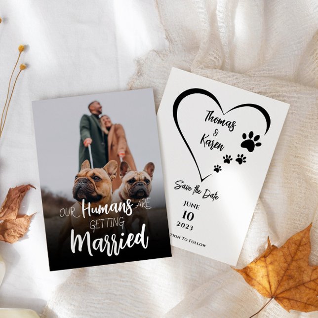 Our Humans Getting Married Save The Date Invitation (Creator Uploaded)