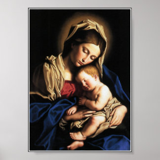 Our Lady and the Boy Jesus Poster