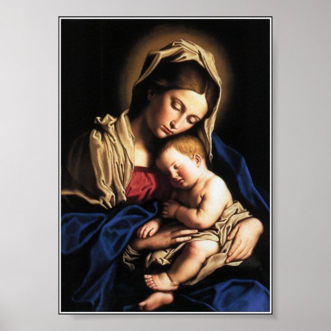 Our Lady and the Boy Jesus Poster (Front)