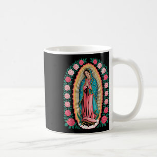 Our Lady De Guadalupe Sant Mary Back Print Christi Coffee Mug