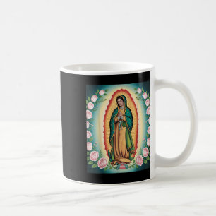 Our Lady De Guadalupe Sant Mary Back Print Christi Coffee Mug