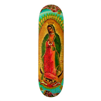 Our Lady Guadalupe Mexican Saint Virgin Mary Skateboard