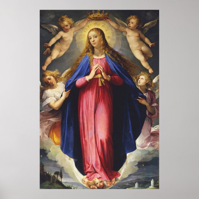 Our Lady Immaculate Conception Assumption Virgin  Poster (Front)