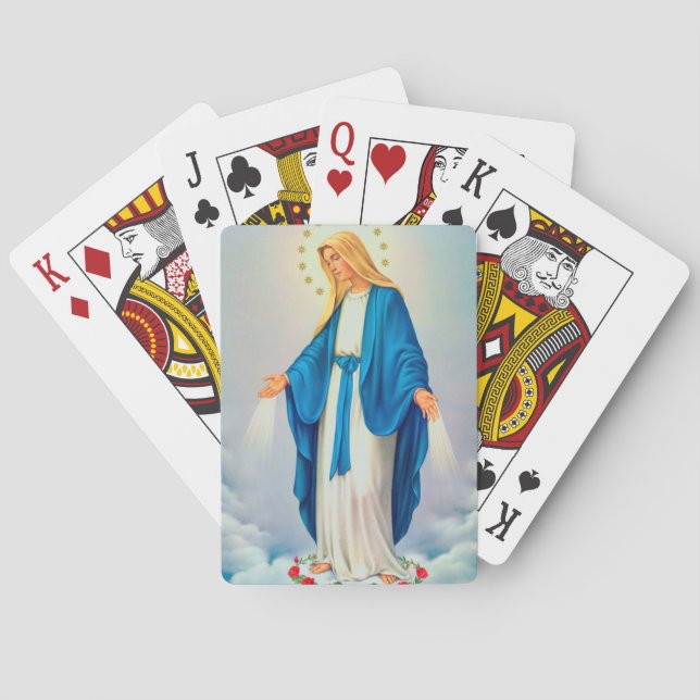 Our Lady Immaculate Conception Playing Cards (Back)