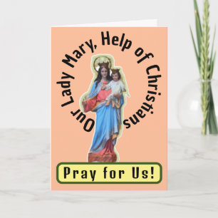 Our Lady Mary, Help of Christians Card