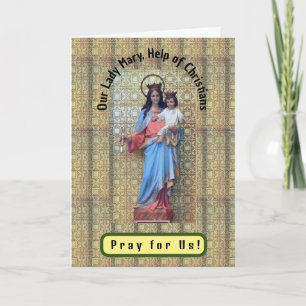 Our Lady Mary, Help of Christians Card