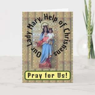 Our Lady Mary, Help of Christians Card