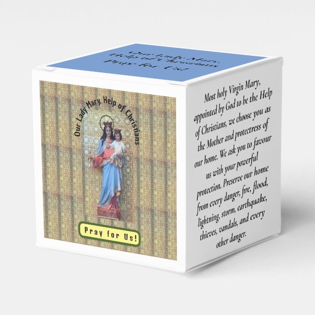Our Lady Mary, Help of Christians Favour Box (Front Side)