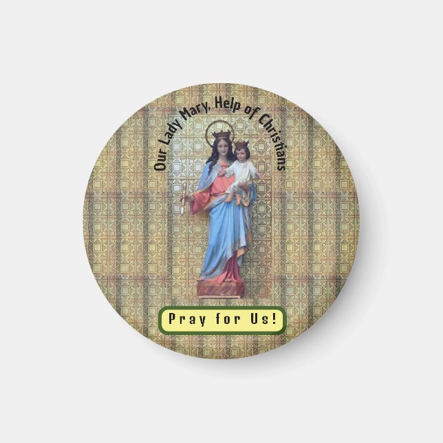 Our Lady Mary, Help of Christians Magnet (Front)