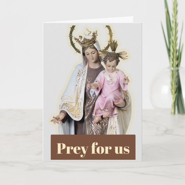 Our Lady Mount Carmel Card (Front)
