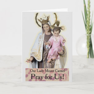 Our Lady Mount Carmel Card