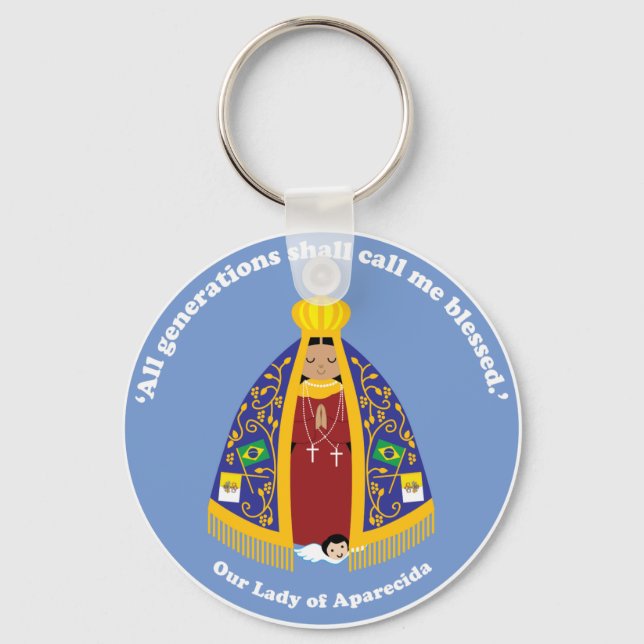 Our Lady of Aparecida Key Ring (Front)