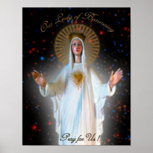 Our Lady of Beauraing Poster