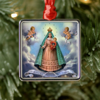 Our Lady of Charity - Patron Saint of Cuba Metal Tree Decoration