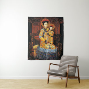 Our Lady of China (中华圣母, 中華聖母) Chinese Virgin Mary Tapestry