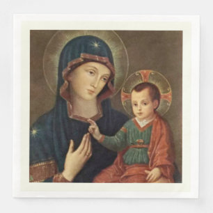 Our Lady of Consolation Virgin Mary Jesus Napkin