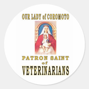 OUR LADY of COROMOTO Classic Round Sticker