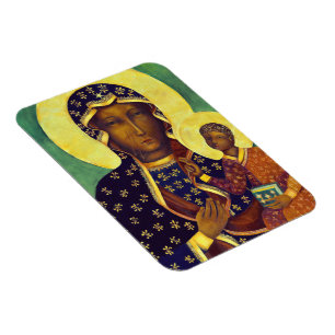 Our lady of Czestochowa Black Madonna Icon Poland Magnet
