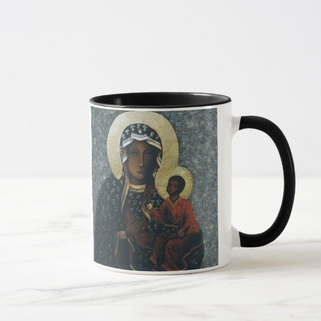 Our Lady of Czestochowa Devotional Image, Mug (Right)