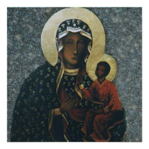 Our Lady of Czestochowa Devotional Image Poster
