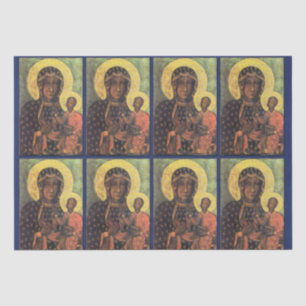Our Lady of Czestochowa Tissue Paper