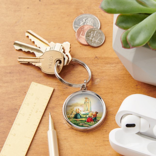 Our Lady of Fatima 1917  Key Ring (Desk)