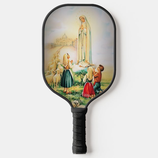 Our Lady of Fatima 1917 Pickleball Paddle (Front)