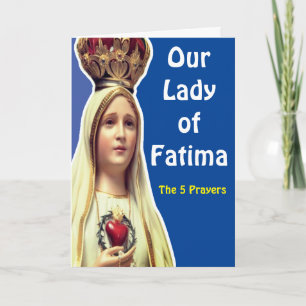 Our Lady of Fatima Card