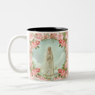 Our Lady of Fatima Centennial Anniversary Two-Tone Coffee Mug