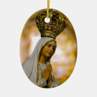 Our Lady of Fatima Ceramic Tree Decoration