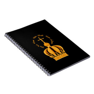 Our Lady of Fatima crown Notebook