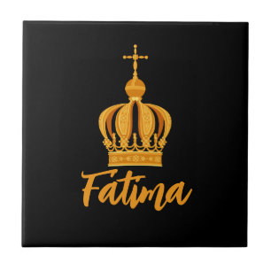 Our Lady of Fatima crown Tile
