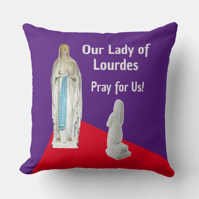 Our Lady of Fatima Cushion (Front)