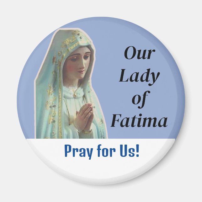 Our Lady of Fatima Magnet (Front)