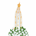 Our Lady of Fatima Magnet Cutout  Photo Sculpture Magnet<br><div class="desc">The first apparition of Fátima took place on May 13, 1917, in Cova da Iria, Portugal, to three little shepherds, Lúcia, Francisco, and Jacinta. Over the next six months, Our Lady of Fatima made several requests and shared secrets with the three seers. Today, there are two processions in the Sanctuary:...</div>