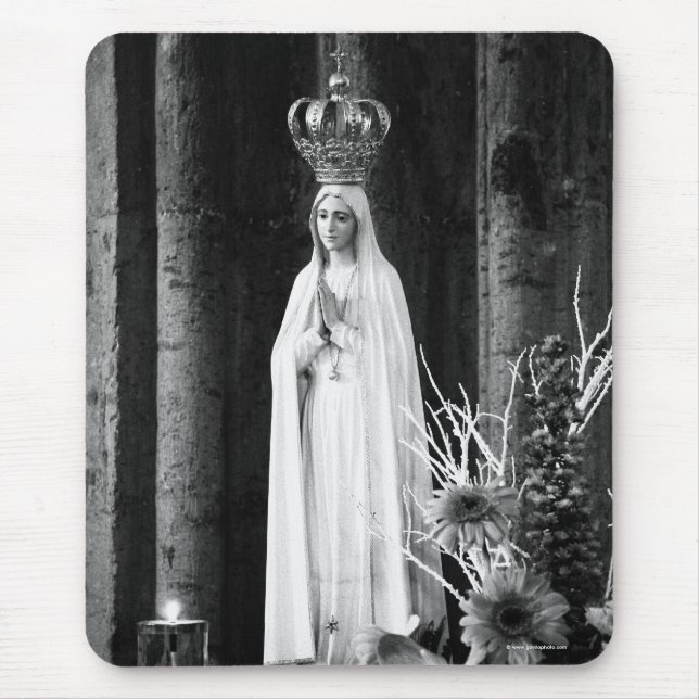 Our Lady of Fatima Mouse Mat (Front)
