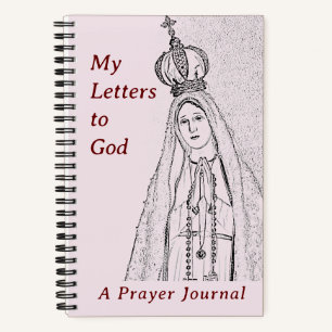 Our Lady of Fatima Prayer Journal Spiral Notebook