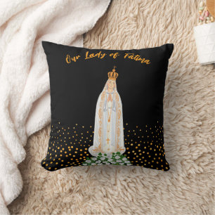 Our Lady of Fatima Procession of Candles Cushion