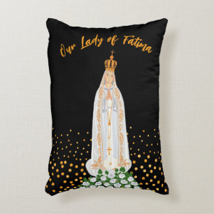 Our Lady of Fatima Procession of Candles Decorative Cushion