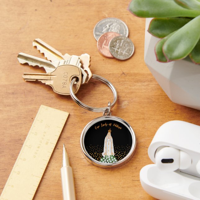Our Lady of Fatima Procession of Candles Key Ring (Desk)