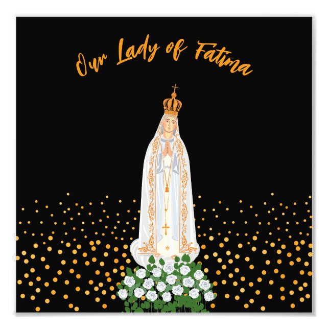 Our Lady of Fatima Procession of Candles Photo Print (Front)