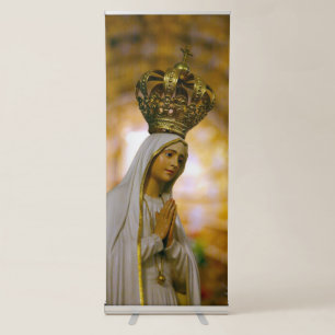 Our Lady of Fatima Retractable Banner