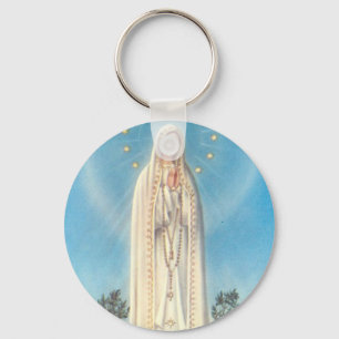 Our Lady of Fatima Rosary Key Ring