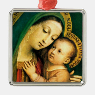 our lady of good counsel metal tree decoration