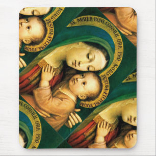 our lady of good counsel please pray for us ! mouse mat