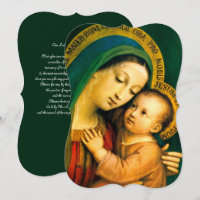 Our Lady of Good Counsel with Prayer