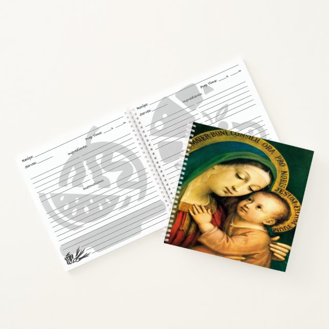 Our Lady of Good Counsel with Prayer Notebook (Inside)