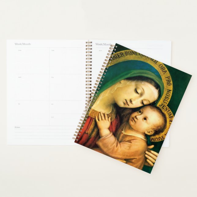 Our Lady of Good Counsel with Prayer Planner (Display)