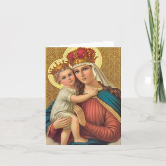 Our Lady of Good Remedy Blessed Virgin Mary Card (Front)
