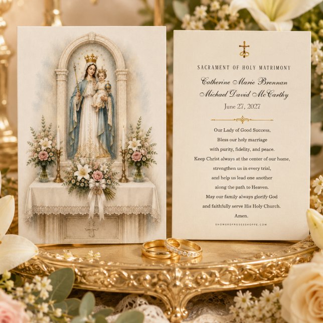 Our Lady of Good Success Catholic Wedding Prayer (Creator Uploaded)